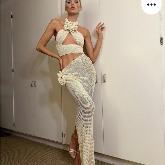 magda butrym crochet wrap halter top - Picture 8 of 8